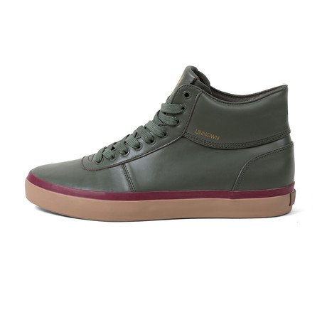 Marcos High-Top // Khaki + Red (US: 8)