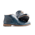 Liverpool Crocodile Ankle Boot // Navy (EUR: 40)