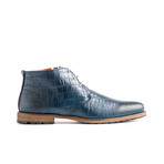 Liverpool Crocodile Ankle Boot // Navy (EUR: 40)