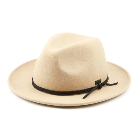 Munson Fedora Wool Hat // Sand (S)