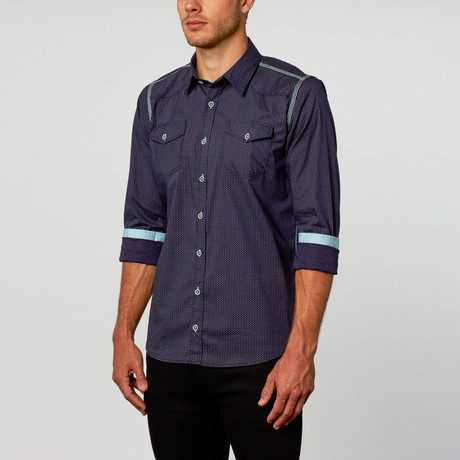 Casual Button-Up // Navy (S)