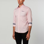 Pocket Work Button-Up // Pink (S)