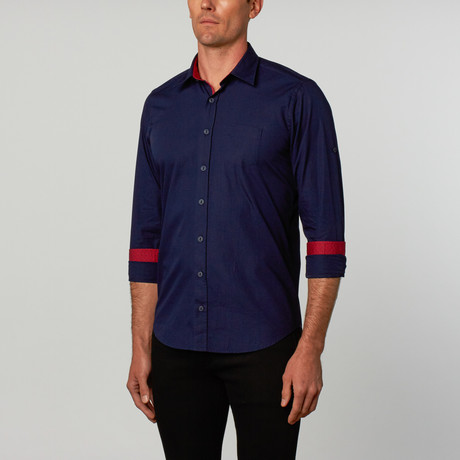 Classic Button-Up // Navy (S)