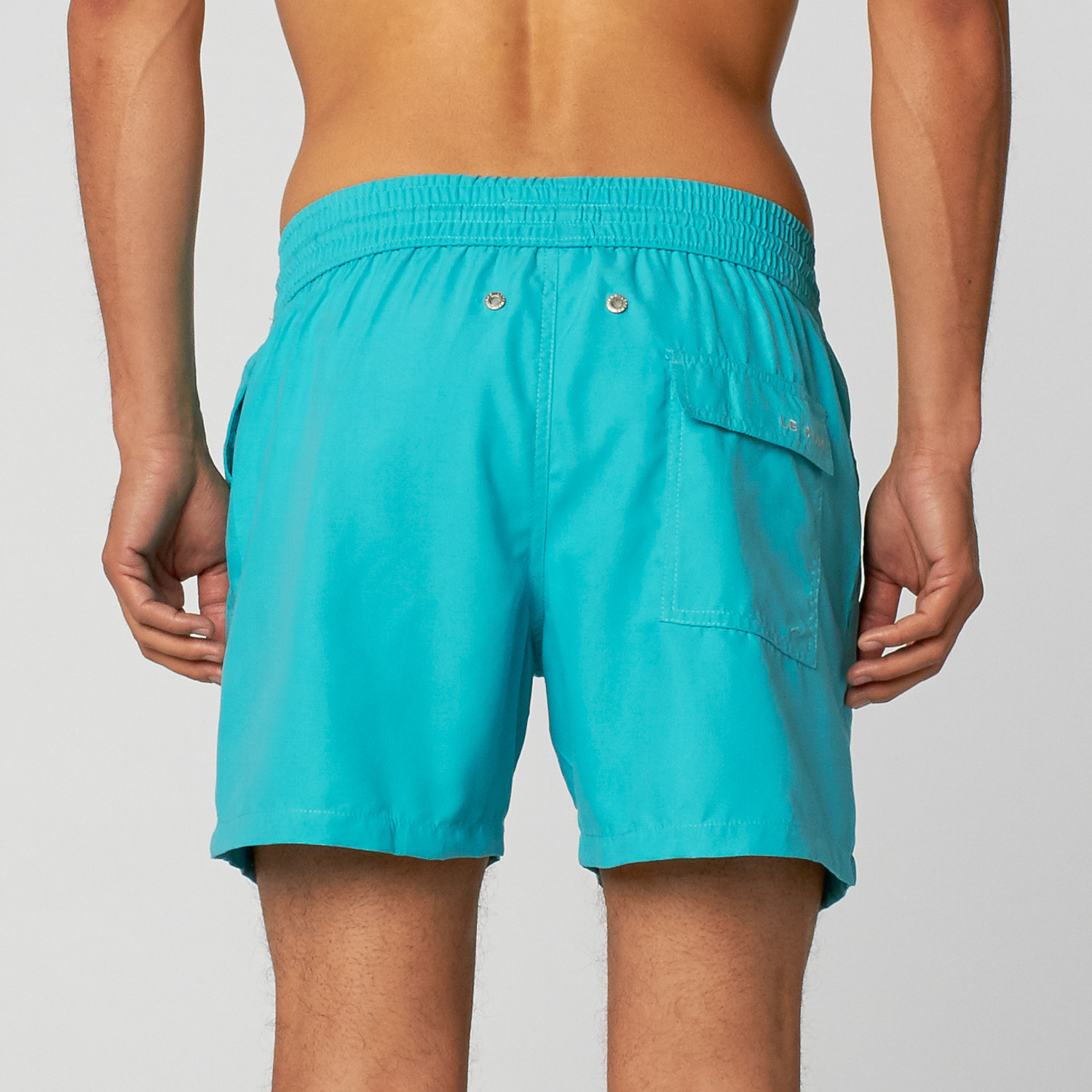 Maze Swim Short // Teal (S) - Le Club - Touch of Modern