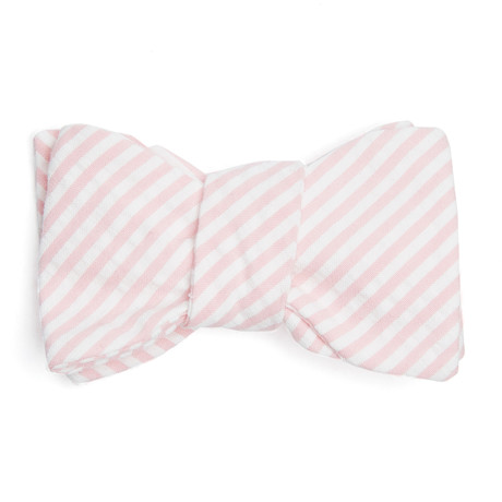 Tasty Ties // Marina Pink Bow Tie // Pink + White