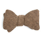 Tasty Ties // Old Fashioned Bow Tie // Brown + Beige
