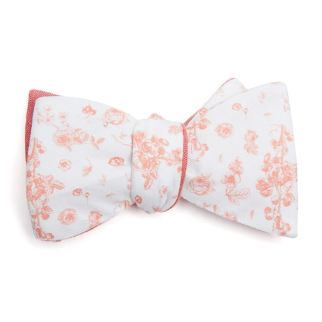 Tasty Ties // Baby Turtle Bow Tie // White + Pink