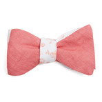 Tasty Ties // Baby Turtle Bow Tie // White + Pink