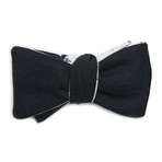 Tasty Ties // Bank Robber Bow Tie // White + Navy