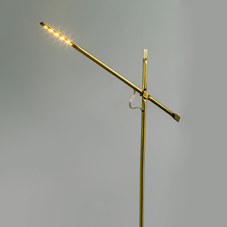 Crane Lamp // Brass