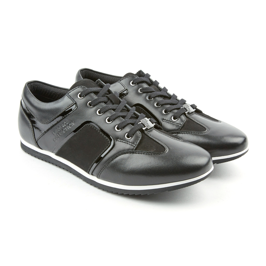 Versace Collection - Leather Tennis Shoes - Touch of Modern