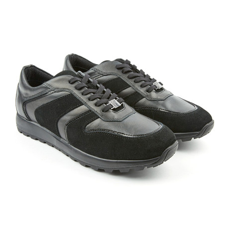 Versace Collection - Leather Tennis Shoes - Touch of Modern