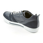 Leather + Suede Sneaker // Dark Navy (Euro: 45)