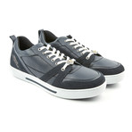 Leather + Suede Sneaker // Dark Navy (Euro: 41)