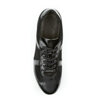 Patent Leather + Suede Trainer // Black (Euro: 41)