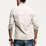 Button-Up // Light Tan (S)