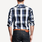 Kuegou // Picnic Button-Up // Blue (XL)