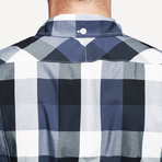 Kuegou // Picnic Button-Up // Blue (XL)