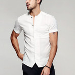 Kuegou // Button Shirt // White (L)