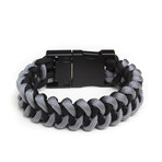 USB Paracord Bracelet (Black)