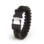 USB Paracord Bracelet (Black)