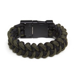 USB Paracord Bracelet (Black)