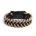 USB Paracord Bracelet (Black)