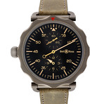 Bell & Ross WWII Bomber Regulateur Automatic // BRWW2-71-SP // 805-TM10008 // c.2000's // Pre-Owned
