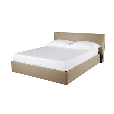 Quadra Fabric Bed // Queen