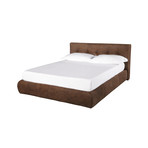 Bini Leather Bed // Queen