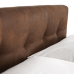 Bini Leather Bed // Queen