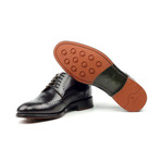 Lace-Up Wingtip Brogue // Black (Euro: 46)