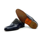 Calfskin + Suede Monk Strap Brogue // Black (Euro: 46)