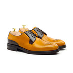 Punched Toe Lace Up Derby // Ochre (Euro: 44)