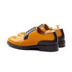Punched Toe Lace Up Derby // Ochre (Euro: 44)
