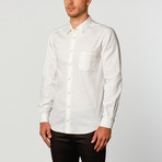 Textured Dress Shirt // Salt (L)