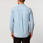 Washed Denim Shirt // Ice Blue (L)