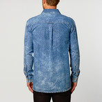 Denim Diamond Shirt // Blue (2XL)