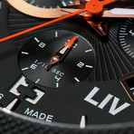 LIV Genesis X1 Chronograph Quartz // Rose Gold // 1260.45.90.A201.D200