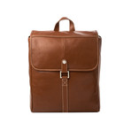 Hector Leather Backpack (Black)