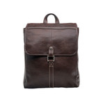 Hector Leather Backpack (Black)