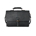 Parker Leather Briefcase (Black)