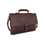 Parker Leather Briefcase (Black)