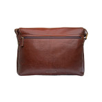 Vespucci Horizontal Messenger // Brown // Medium