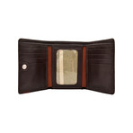 Dylan // Trifold Wallet (Black + Green)