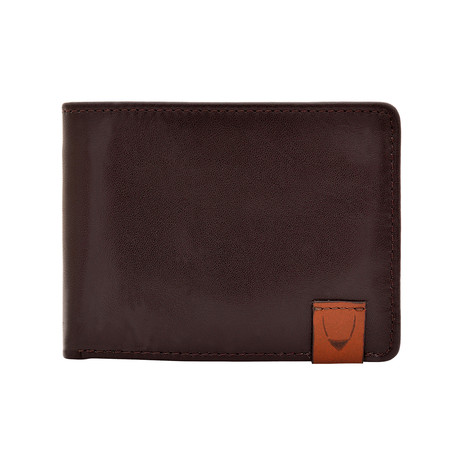 Dylan // Slim Bifold (Black + Green)