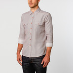 Diamond Button-Up Shirt // Orange (L)