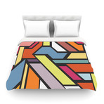 Abstract Shapes Duvet (Queen // 88" x 88")