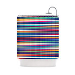 Blurry Lines Shower Curtain