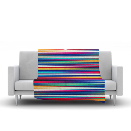 Blurry Lines Fleece Blanket (50" x 60")